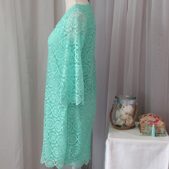 NWOT Crown and Ivy Retro/Mod Looking Lace Overlay. Size 2P - Picture 5 of 11